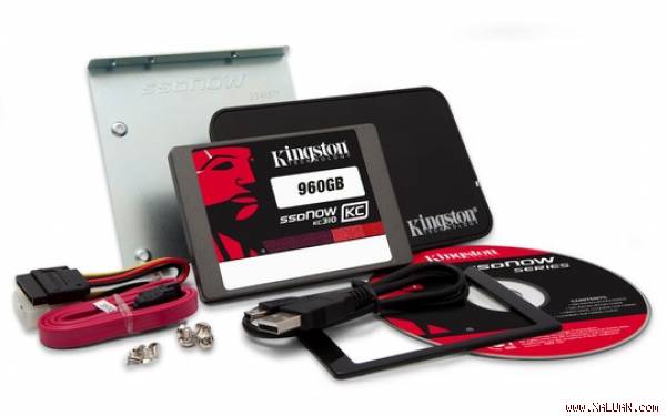 Ổ cứng SSD KingSton KC310 có dung lượng lưu trữ lên đến 960GB.