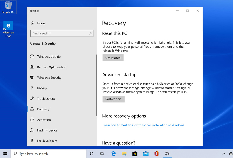 Dùng Reset This PC để khôi phục thiết lập gốc ban đầu của Windows