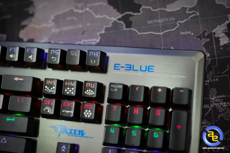 bàn phím cơ Eblue Mazer EKM737 Blue Switch - 3