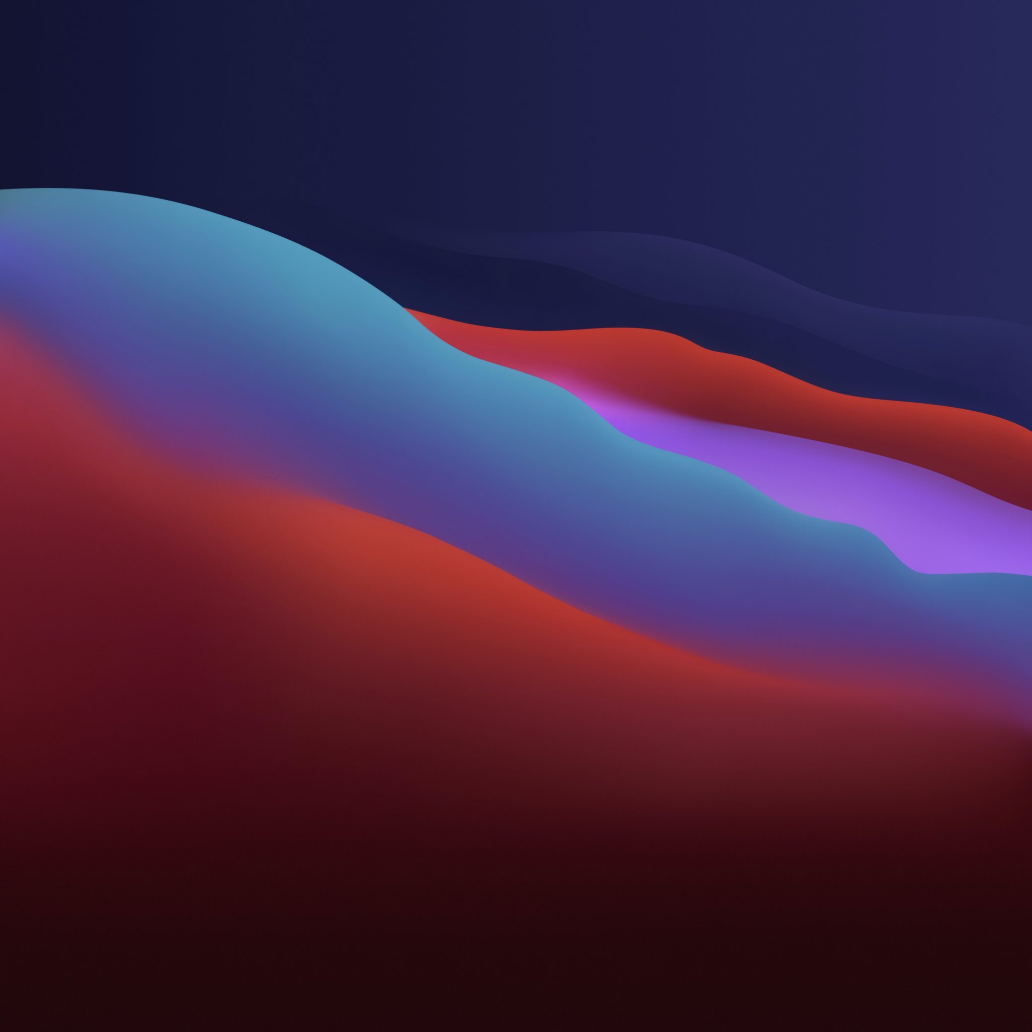 macOS Big Sur Wallpaper 4K Apple Layers Fluidic Gradients 1455