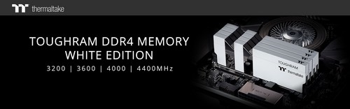 Thermaltake ra mắt TOUGHRAM DDR4 mới cùng Phiên bản màu trắng