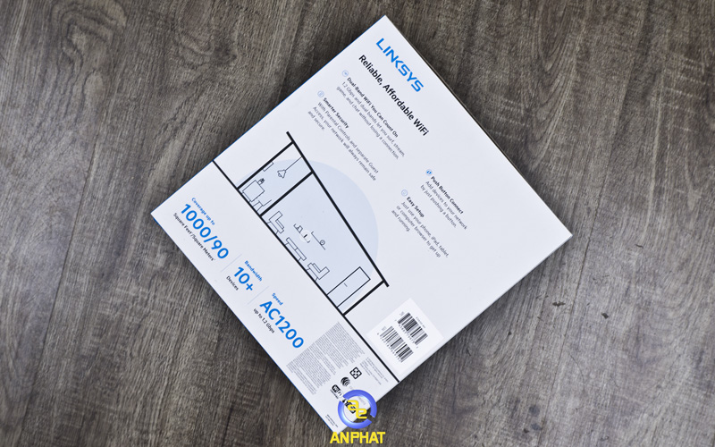Bộ Định Tuyến Linksys Dual-Band AC1200 WiFi 5 Router (E5600) - ANPHATPC.COM.VN
