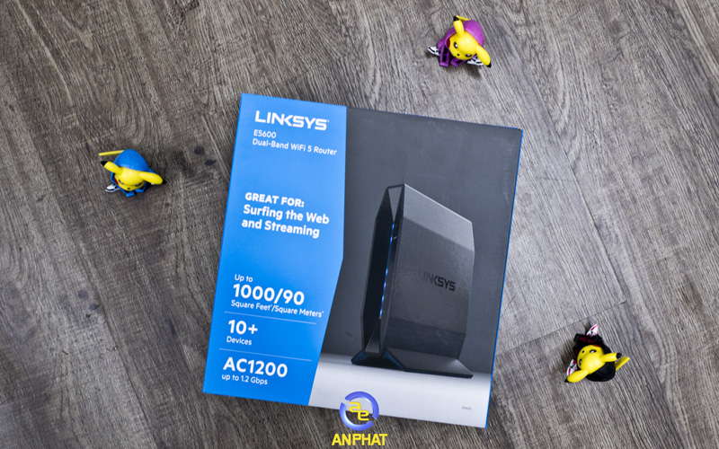 Bộ Định Tuyến Linksys Dual-Band AC1200 WiFi 5 Router (E5600) - ANPHATPC.COM.VN