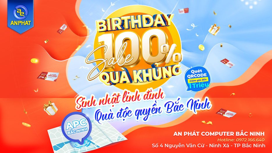 Bánh sinh nhật lung linh sắc màu