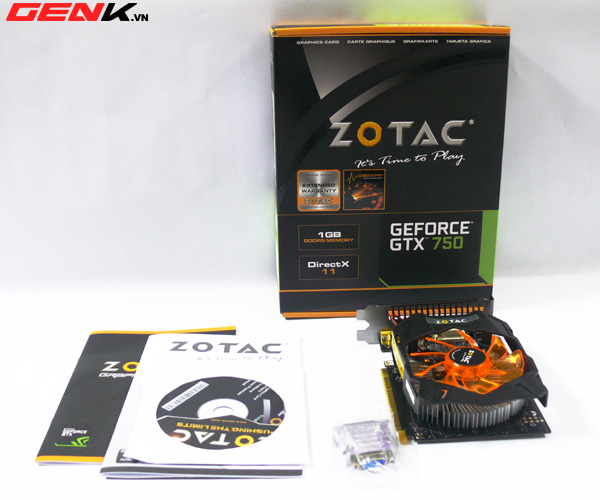 Đánh giá card đồ họa Zotac GTX 750: Hiệu năng ổn, tiết kiệm điện 2