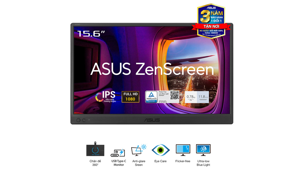 Màn Hình Di Động ASUS ZenScreen MB169CK