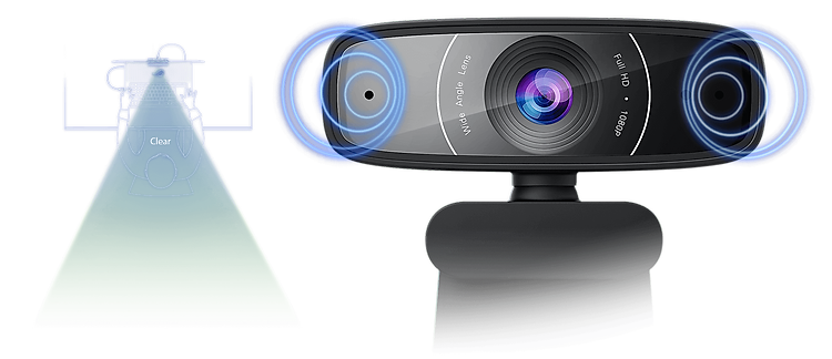 Webcam ASUS C3 Full HD 1080p