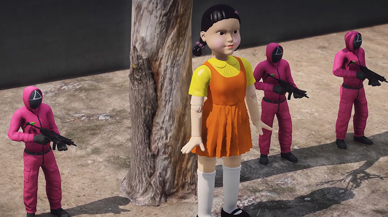 Bé gái 3 tuổi cosplay búp bê Squid Game phiên bản đời thực gây bão