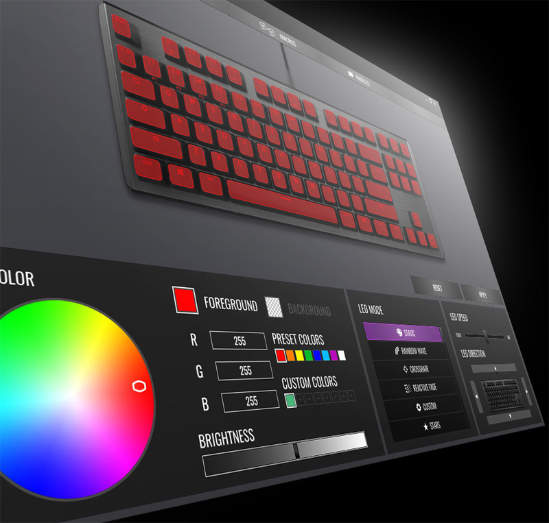 Bàn Phím Cơ Cooler Master TKL RGB CK530 V2 - ANPHATPC.COM.VN