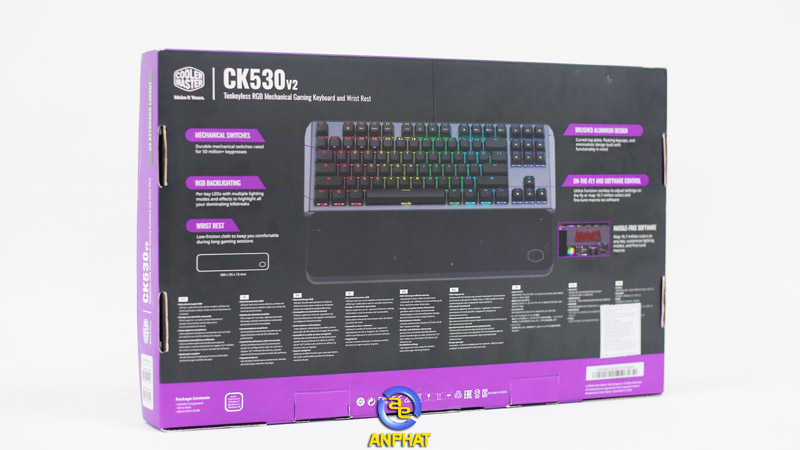 Bàn Phím Cơ Cooler Master TKL RGB CK530 V2 - ANPHATPC.COM.VN