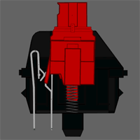 red switch của bàn phím cơ