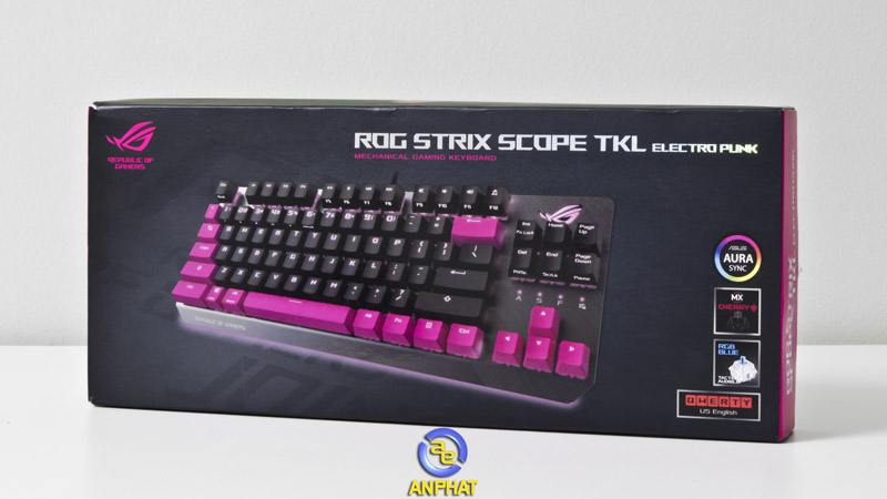 Asus ROG Strix Scope TKL Electro Punk Mechanical Gaming Keyboard Cherry Blue Switch – ANPHATPC.COM.VN