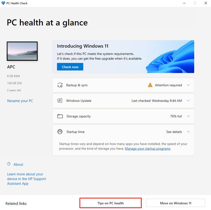 Windows PC Health Check - An Phát Computer - Anphatpc.com.vn