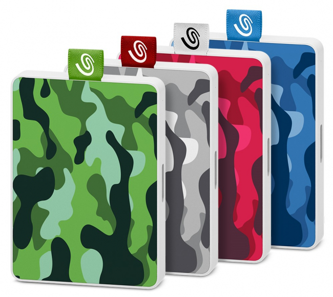 Ổ cứng di động SSD Seagate One Touch Camo SSD 500GB USB 3.0 - Xám (Ảnh 2)