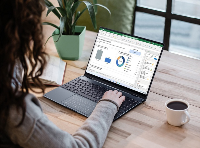 Laptop Asus Zenbook 14 Flip OLED UP5401ZA - ANPHATPC.COM.VN