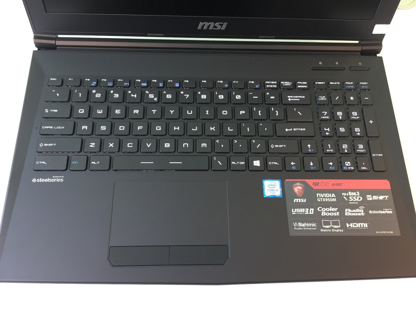Laptop MSI GL62 6QE-1222XVN