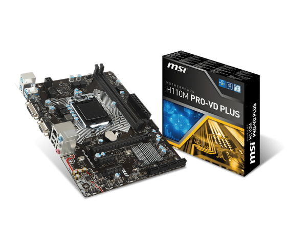 Káº¿t quáº£ hÃ¬nh áº£nh cho MSI H110M PRO-VD PLUS