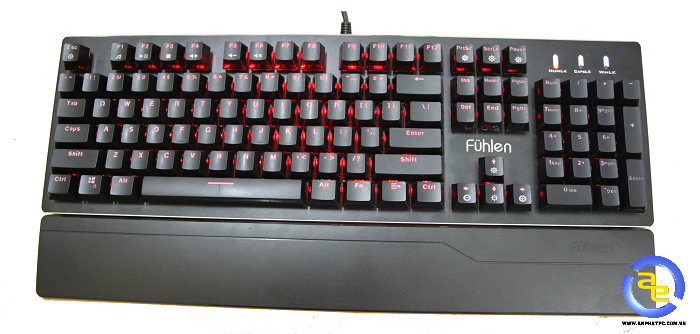 Bàn phím cơ Fuhlen Destroyer ( D ) Quang Học | LED RAINBOW | 104 Phím BH24T  - Le Phong PC