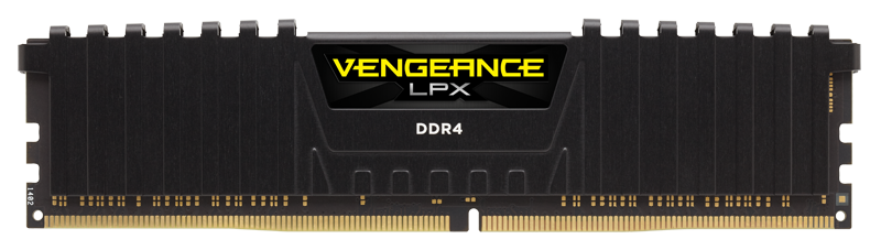 RAM Corsair 16GB (1x16GB) DDR4 Vengeance LPX Heat spreader 3000MHz đen