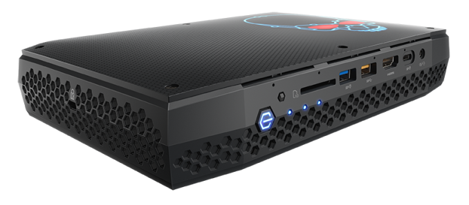 Kết quả hình ảnh cho PC Intel NUC Kit NUC8i7HVK Hades Canyon