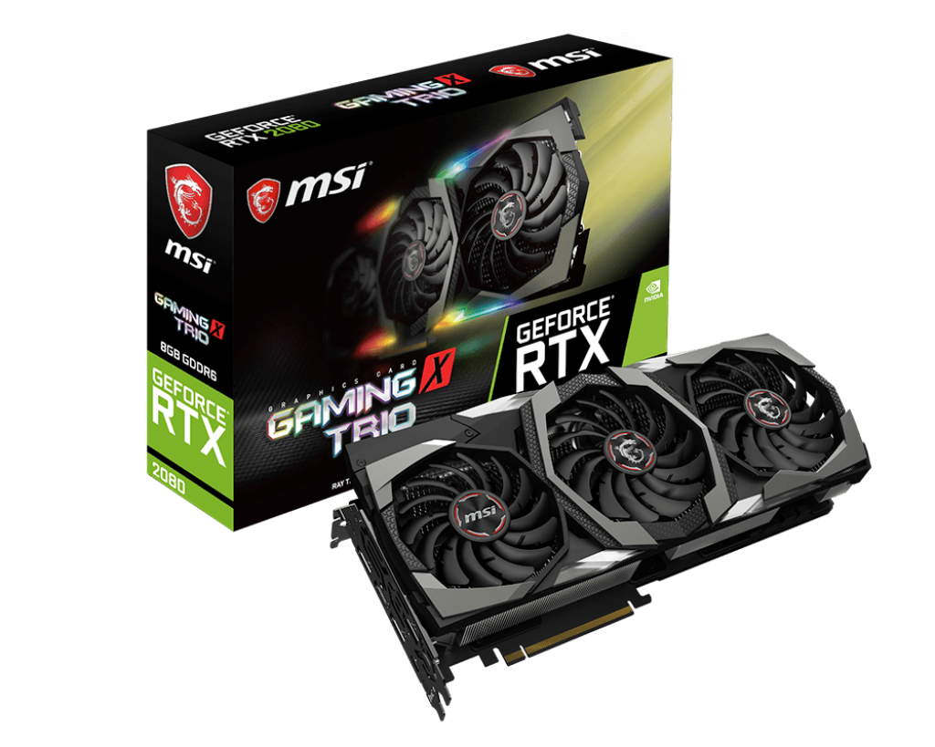 VGA MSI GeForce RTX 2080 GAMING X TRIO 8GB GDDR6